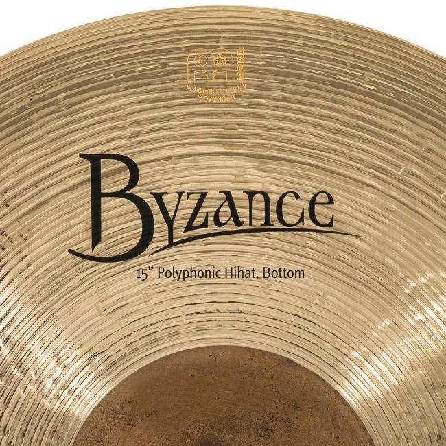 Meinl 15" Byzance Brilliant Polyphonic Hihat