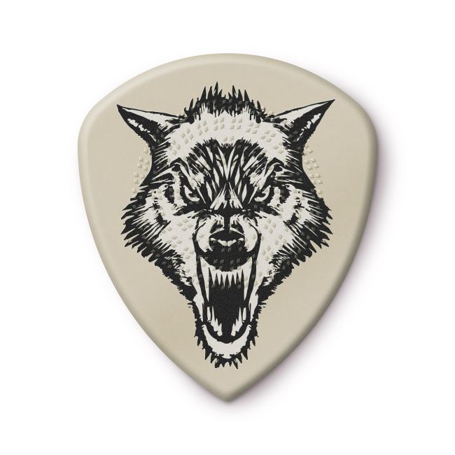 Dunlop 1.40 mm Hetfield White Fang -plektrat, 6kpl