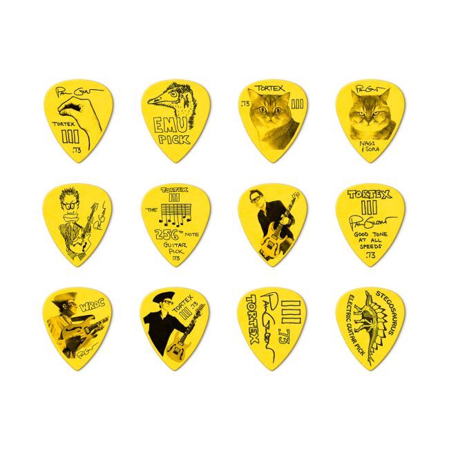 Dunlop Paul Gilbert 0,73 mm -plektrat, 12 kpl