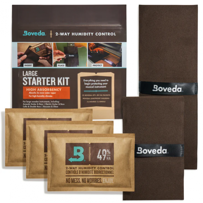 Kitaran kostutin Boveda Starter Kit, Large - Aron Soitin