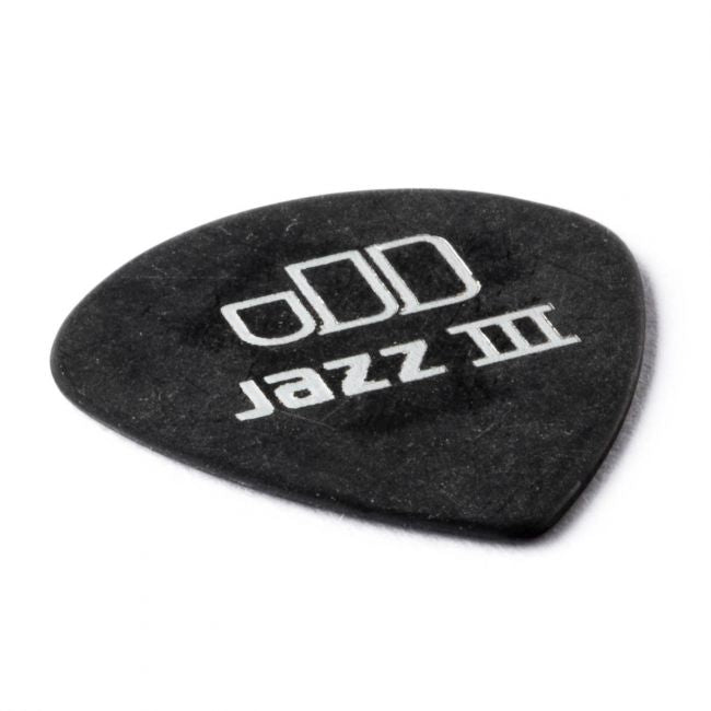 Dunlop Tortex Jazz III Pitch Black -plektrat 1.50mm, 12kpl - Aron Soitin