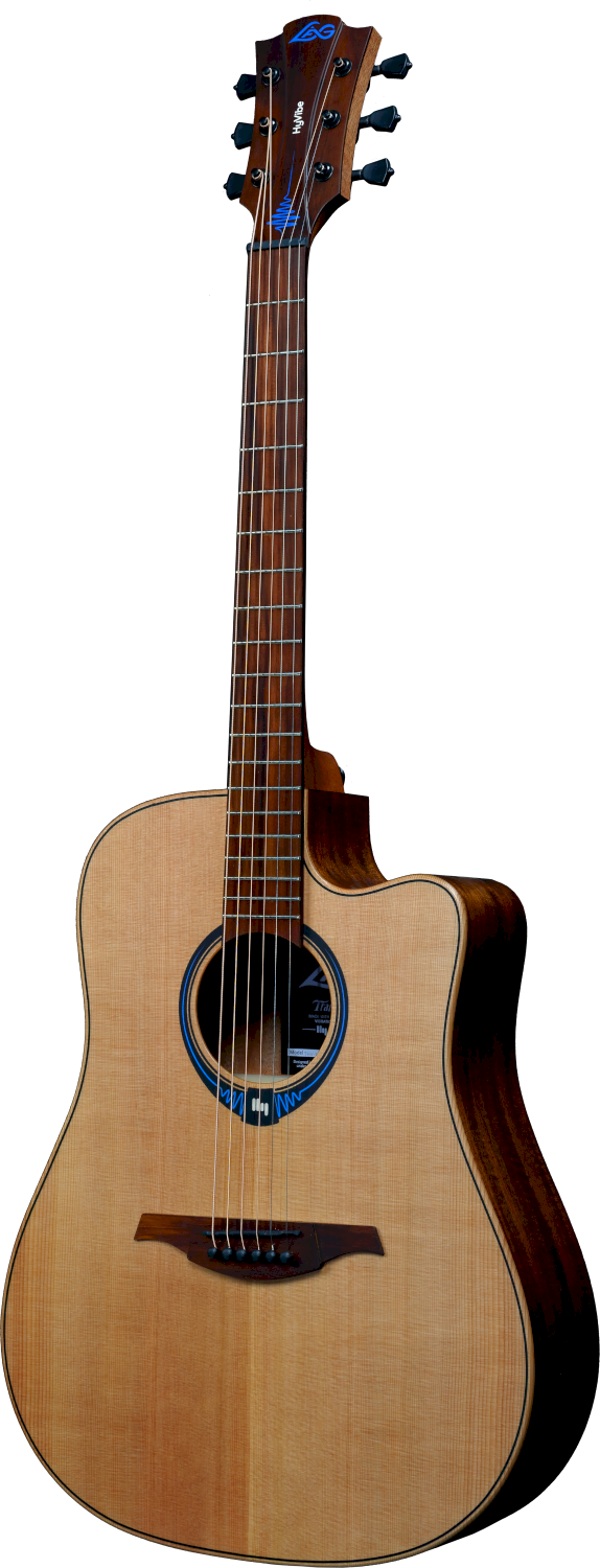 LAG THV10DCE Hyvibe, cutaway, satin - Aron Soitin