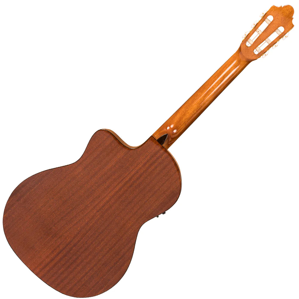 Santos Martinez SM450CE Preludio Cutaway klassinen kitara mikillä - Aron Soitin