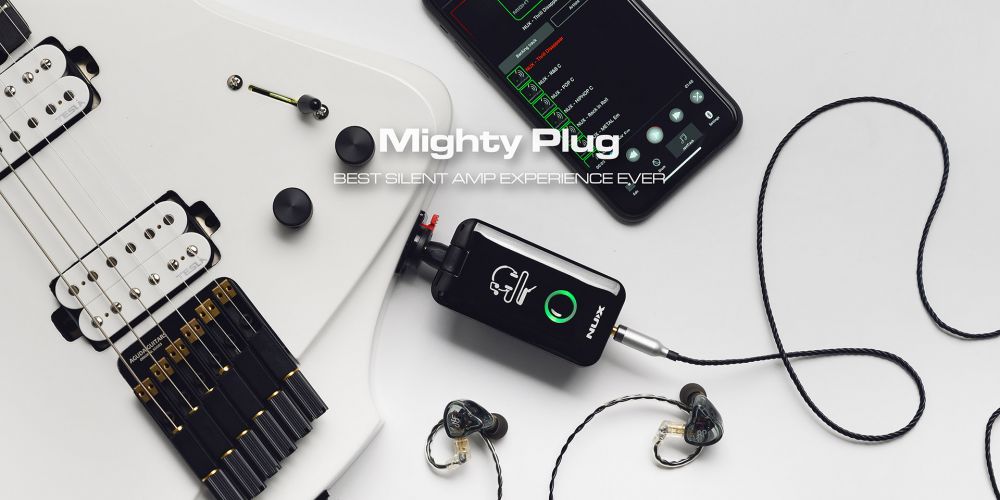 NUX MIGHTY PLUG MP-2 MALLINTAVA KUULOKEVAHVISTIN KITARALLE JA BASSOLLE - Aron Soitin