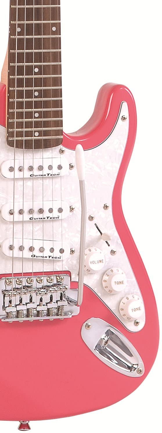 Encore EBP-E375PK 3/4 Size Electric Guitar Pack Pink - Aron Soitin