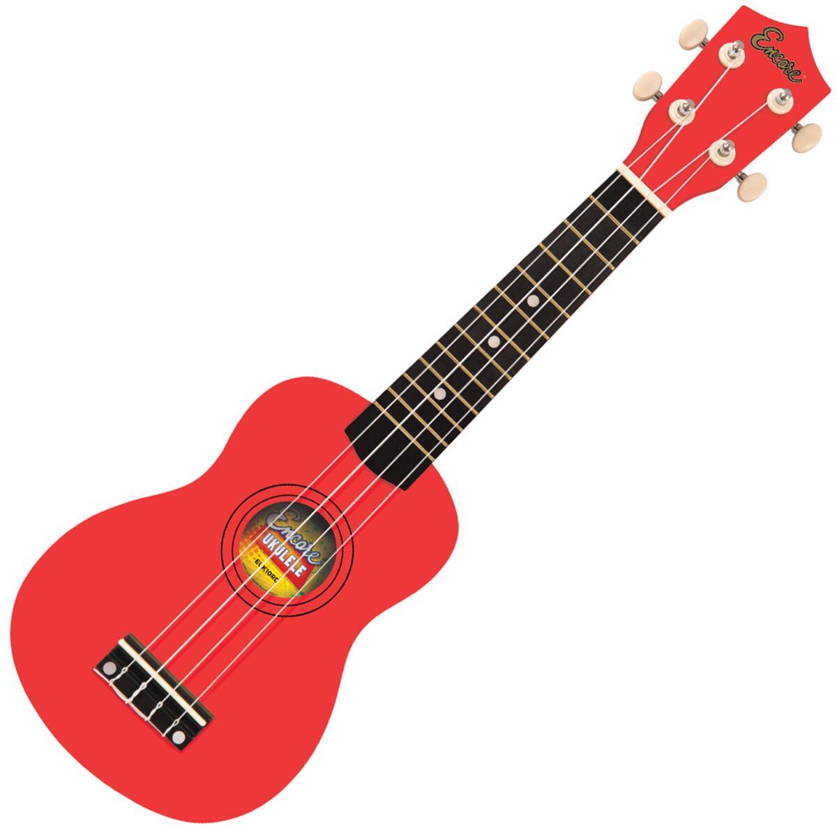Encore EUK10RD Punainen Ukulele - Aron Soitin
