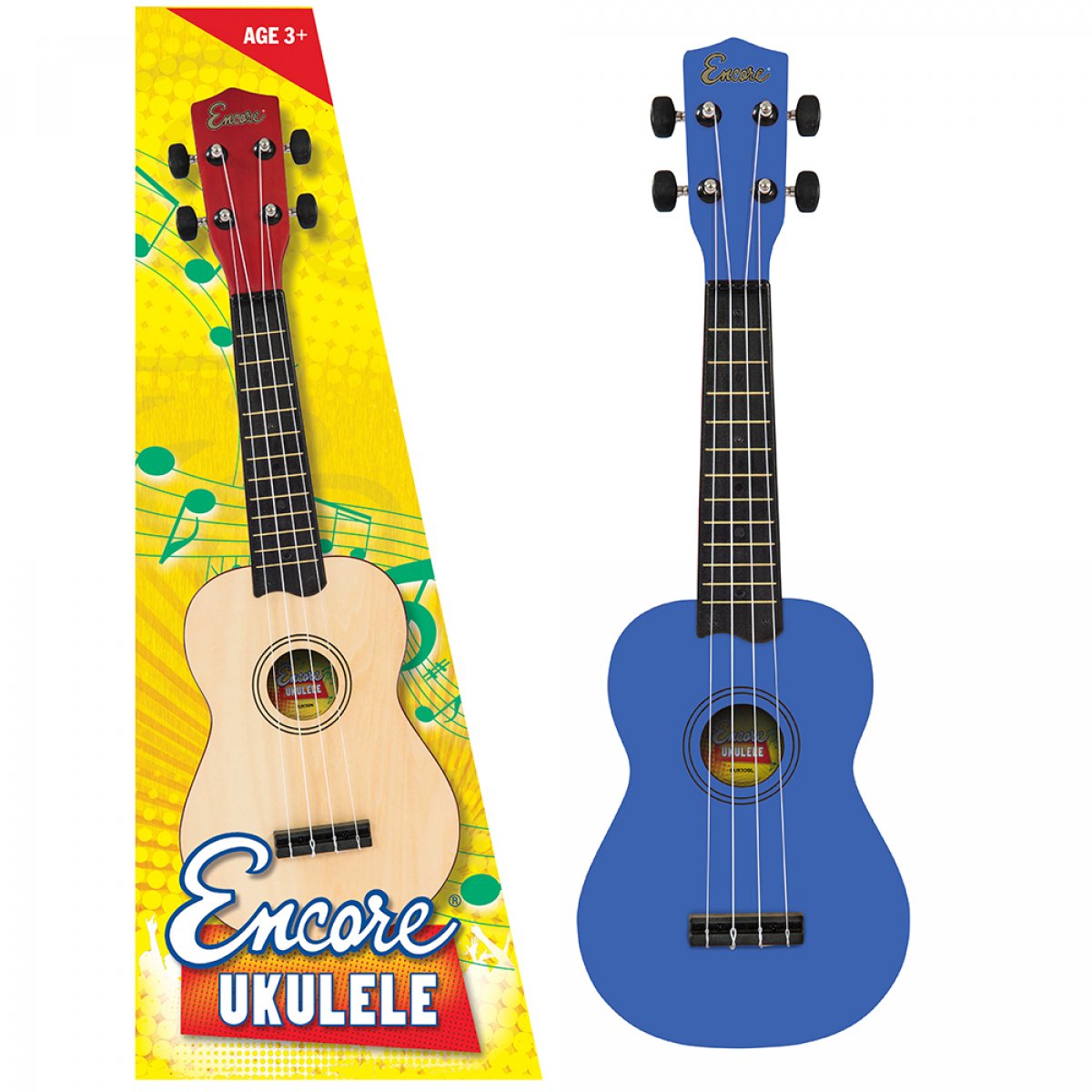 Encore EUK10BL Sininen Ukulele - Aron Soitin