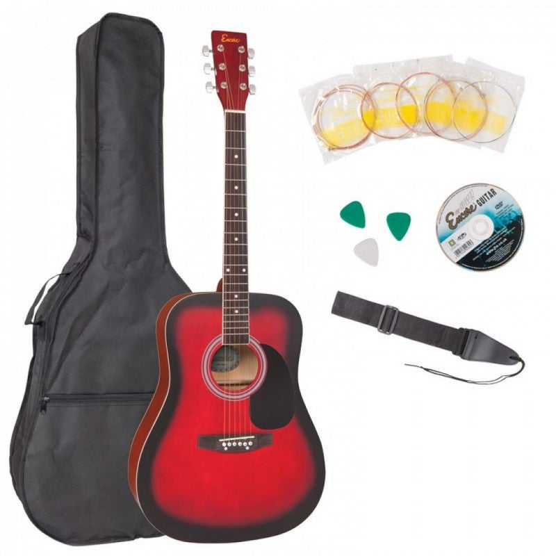 Encore EWP-100RB Dreadnought Outfit Redburst - Aron Soitin