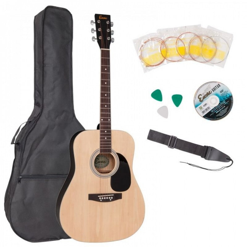 Encore EWP-100N Dreadnought Outfit Natural - Aron Soitin
