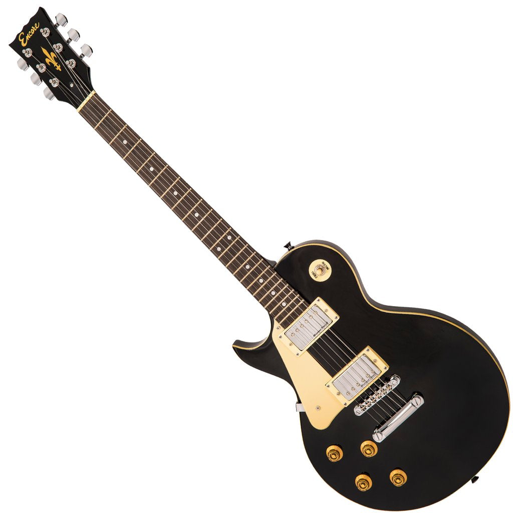 Encore EBP-LHE99BLK Electric Guitar Pack Left Hand Gloss Black - Aron Soitin