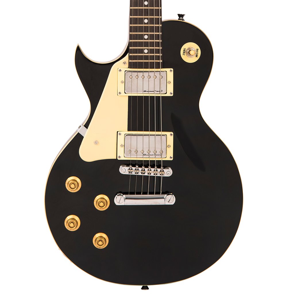 Encore EBP-LHE99BLK Electric Guitar Pack Left Hand Gloss Black - Aron Soitin