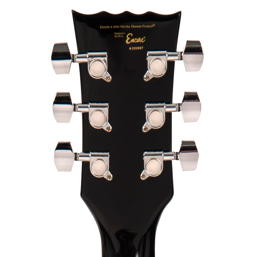 Encore EBP-LHE99BLK Electric Guitar Pack Left Hand Gloss Black - Aron Soitin