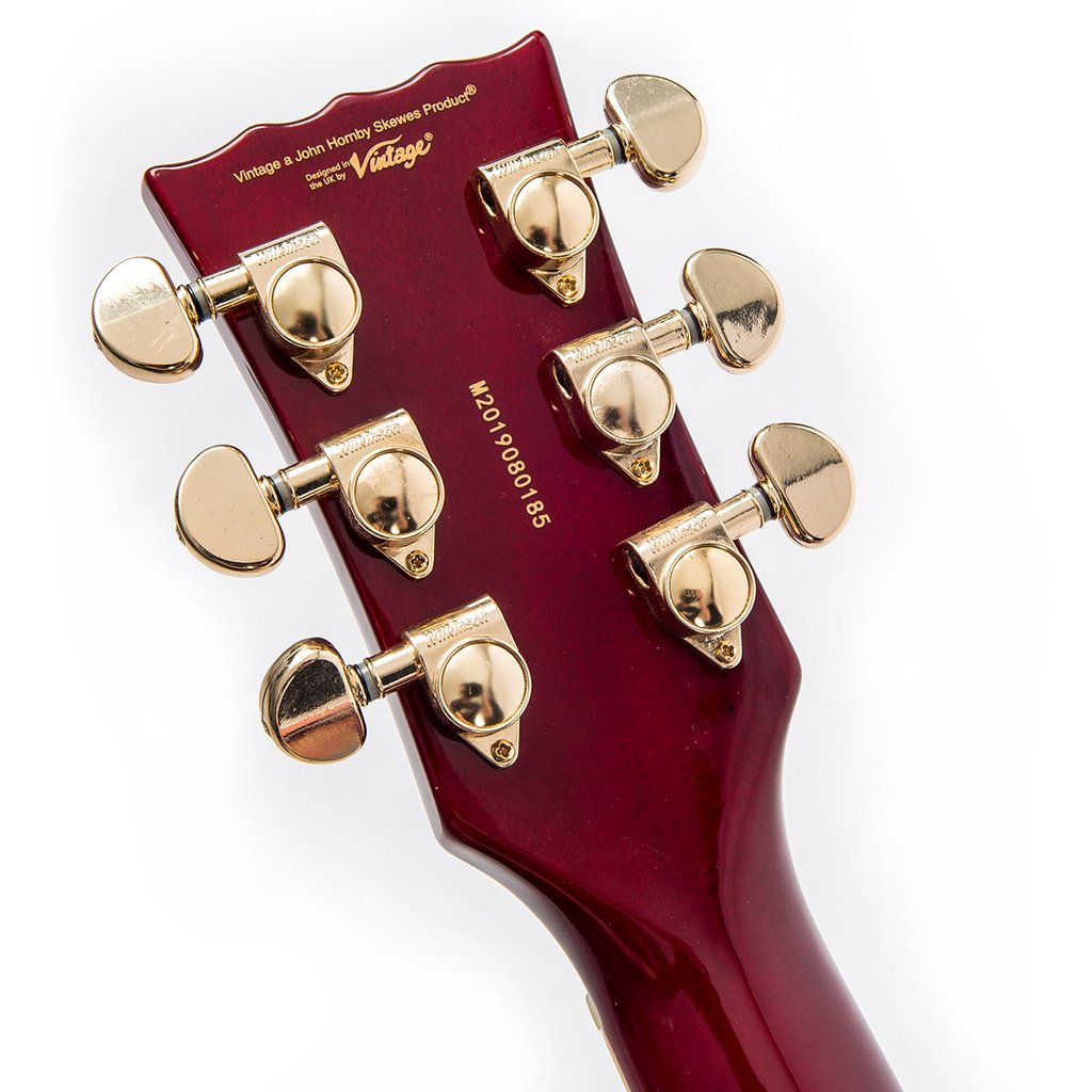 Vintage VS63CR Cherry Red sähkökitara - Aron Soitin