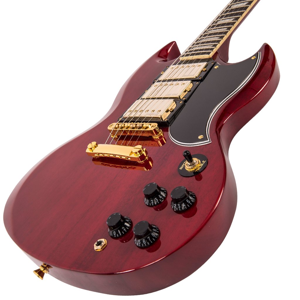 Vintage VS63CR Cherry Red sähkökitara - Aron Soitin