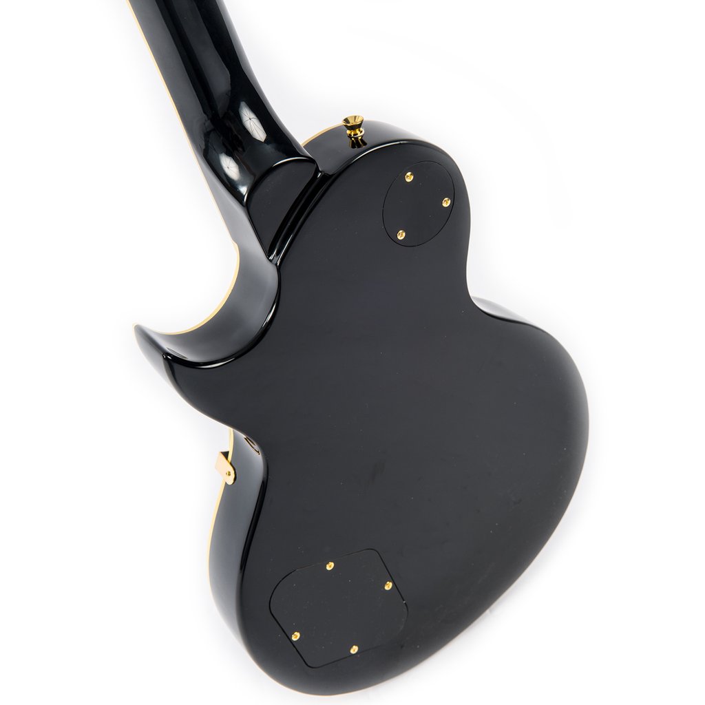 Vintage V100BB ReIssued 'Les Paul' Gloss Black sähkökitara - Aron Soitin