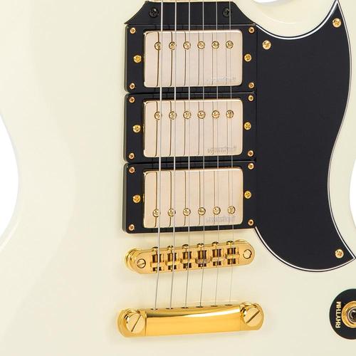 Vintage VS63VW ReIssued Electric Guitar ~ Vintage White - Aron Soitin
