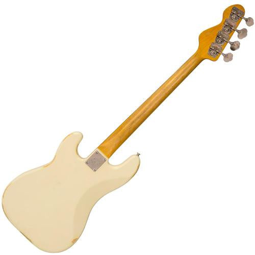 Vintage V4 ICON Bass ~ Distressed Vintage White - Aron Soitin