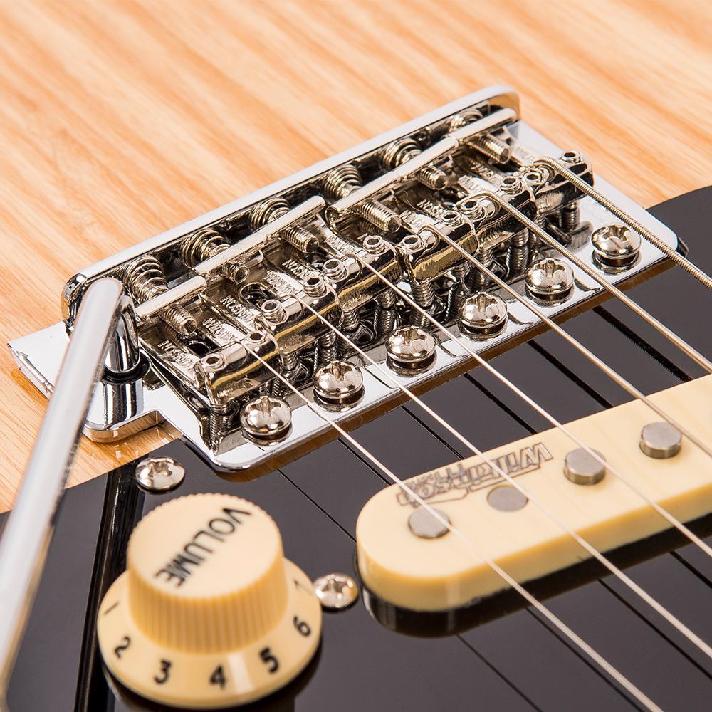 Vintage V6M ReIssued Electric Guitar ~ Natural Ash - Aron Soitin