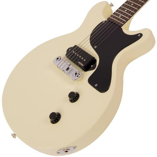 Vintage V130VW ReIssued Vintage White sähkökitara - Aron Soitin