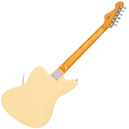 Vintage V65VVW ReIssued Vibrato Electric Guitar ~ Vintage White - Aron Soitin