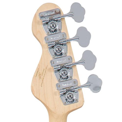 Vintage VJ74MVW ReIssued Maple Fingerboard Bass Guitar ~ Vintage White - Aron Soitin