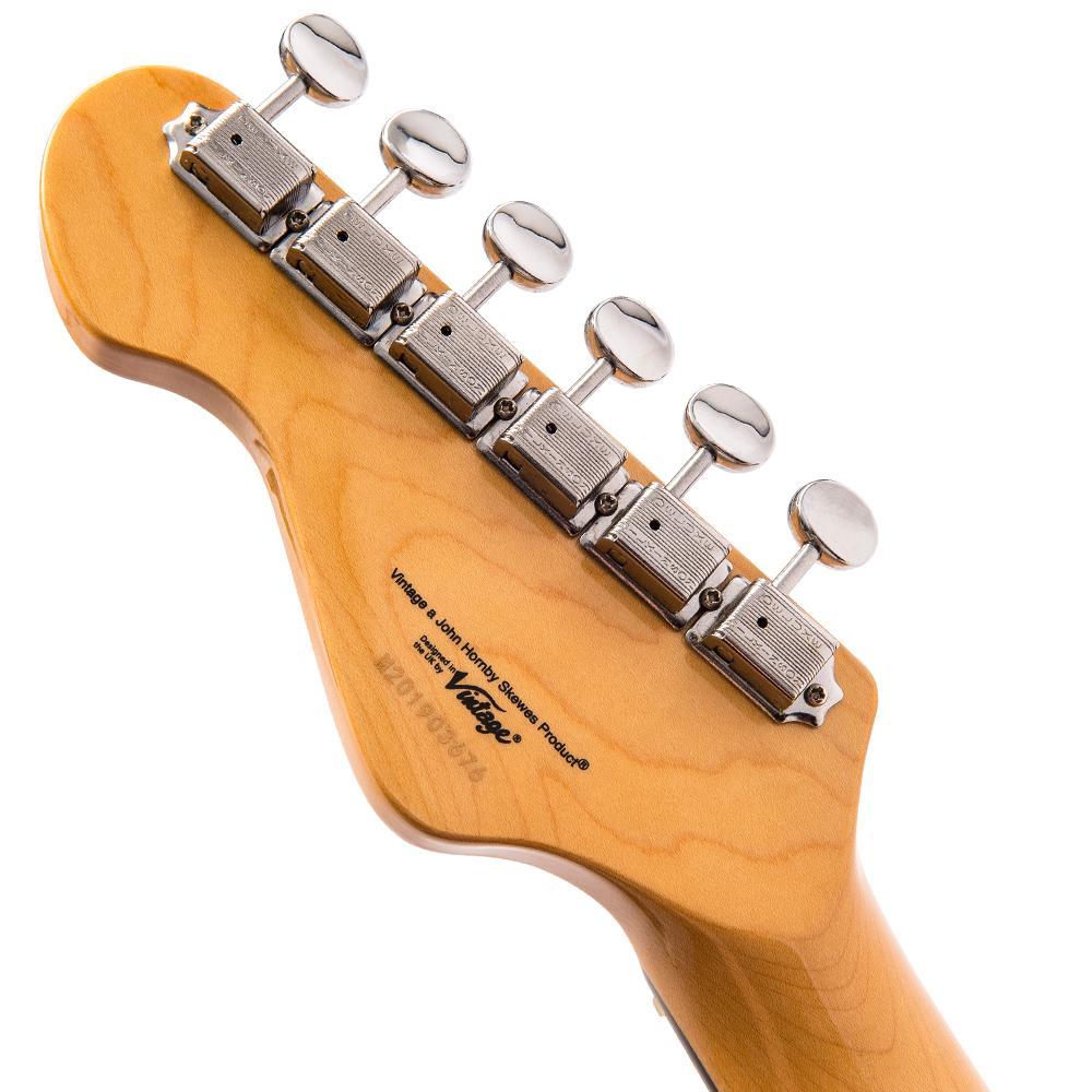 Vintage V6VW ReIssued Electric Guitar ~ Vintage White - Aron Soitin
