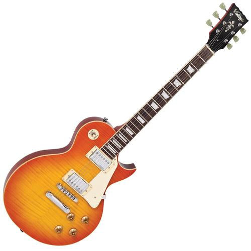 Vintage V100HB ReIssued 'Les Paul' Honeyburst sähkökitara - Aron Soitin