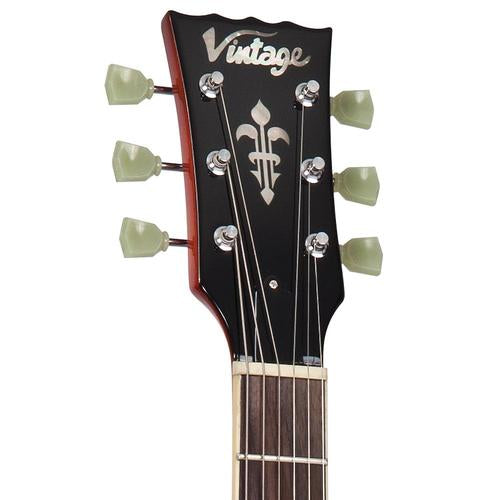 Vintage V100HB ReIssued 'Les Paul' Honeyburst sähkökitara - Aron Soitin