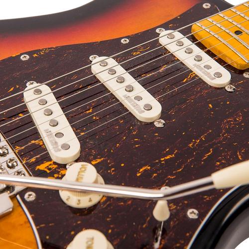 Vintage V6MSSB ReIssued Electric Guitar ~ Sunburst - Aron Soitin
