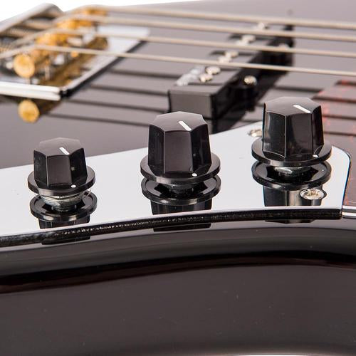 Vintage VJ74BLK ReIssued Bass ~ Gloss Black - Aron Soitin