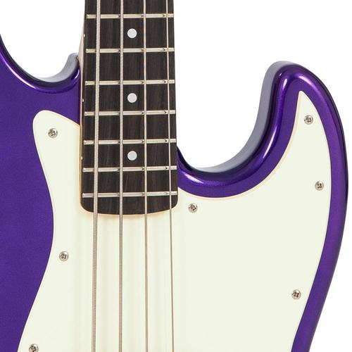 Vintage VJ74PL ReIssued Bass Guitar ~ Purple - Aron Soitin