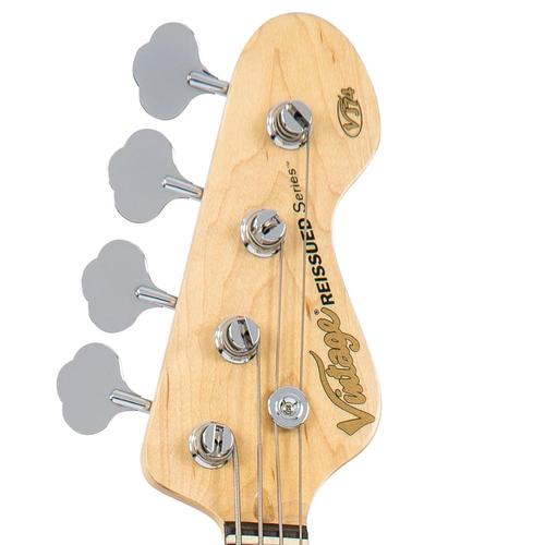 Vintage VJ74PL ReIssued Bass Guitar ~ Purple - Aron Soitin