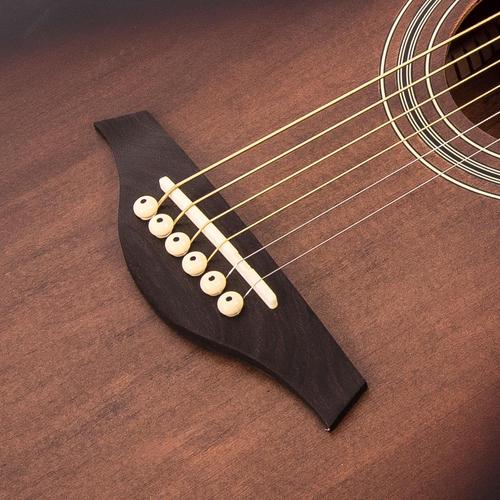 Vintage V300AQ Acoustic Folk Guitar ~ Antiqued - Aron Soitin