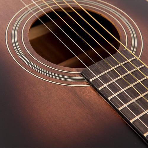 Vintage V300AQ Acoustic Folk Guitar ~ Antiqued - Aron Soitin