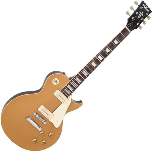 Vintage V100GT ReIssued Les Paul Gold Top P90 sähkökitara - Aron Soitin