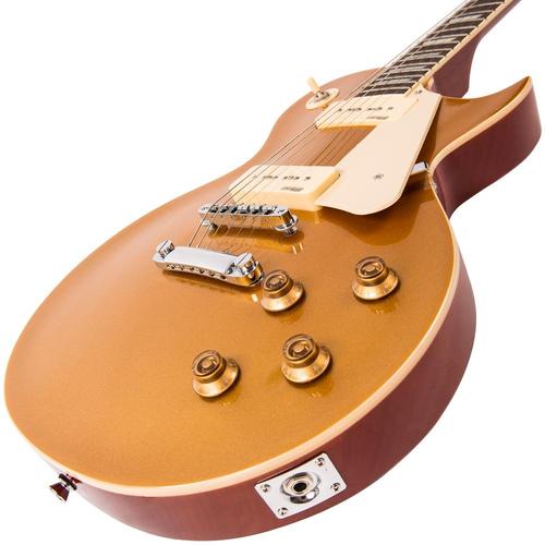 Vintage V100GT ReIssued Les Paul Gold Top P90 sähkökitara - Aron Soitin