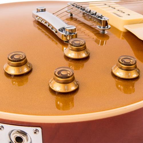 Vintage V100GT ReIssued Les Paul Gold Top P90 sähkökitara - Aron Soitin