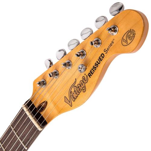 Vintage V62AB ReIssued Electric Guitar ~ Ash Blonde - Aron Soitin