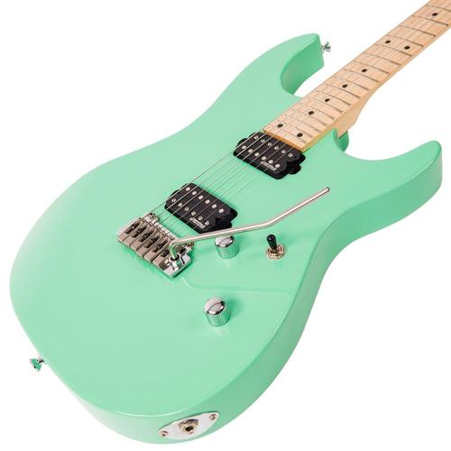 Vintage V6M24VG ReIssued Electric Guitar ~ Ventura Green - Aron Soitin
