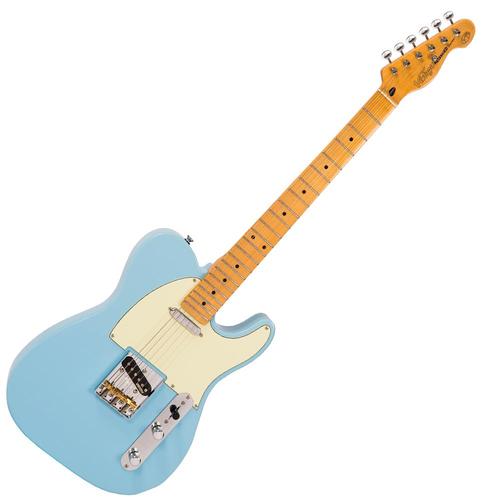 Vintage V75LB ReIssued Electric Guitar ~ Laguna Blue - Aron Soitin