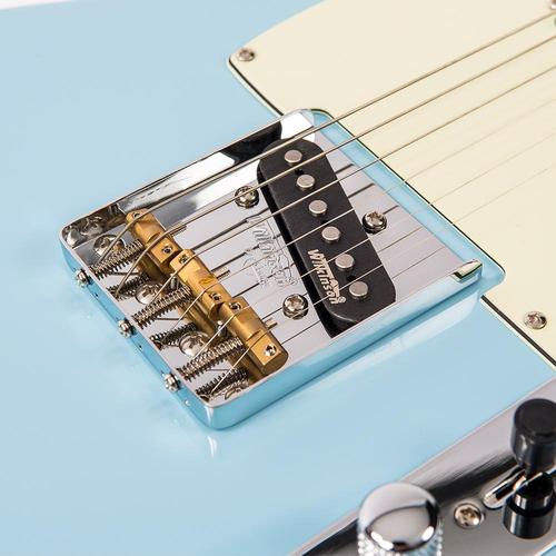 Vintage V75LB ReIssued Electric Guitar ~ Laguna Blue - Aron Soitin