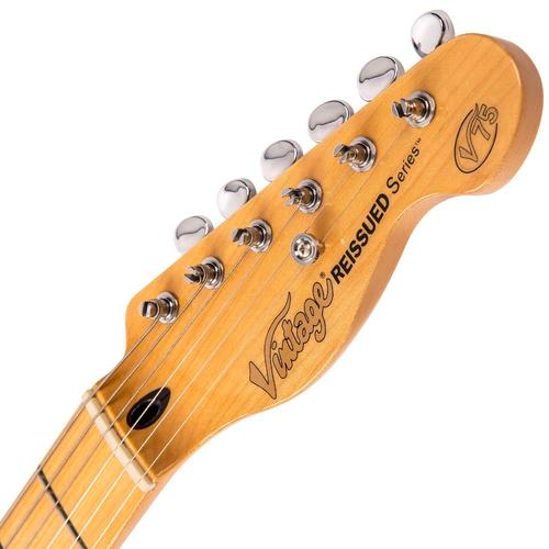 Vintage V75LB ReIssued Electric Guitar ~ Laguna Blue - Aron Soitin