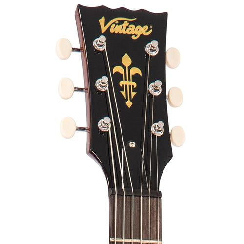 Vintage V132TSB ReIssued Tobacco Sunburst sähkökitara - Aron Soitin