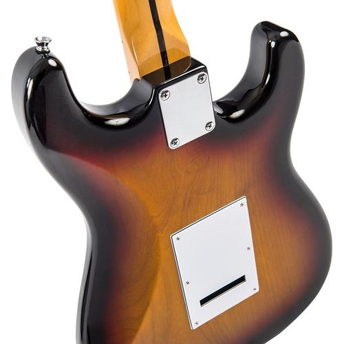 Vintage LV6MSSB Reissued Electric Guitar ~ Left Hand Sunburst - Aron Soitin