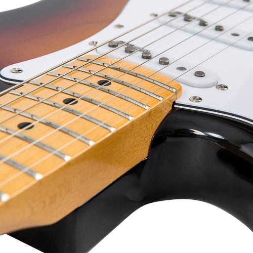 Vintage LV6MSSB Reissued Electric Guitar ~ Left Hand Sunburst - Aron Soitin