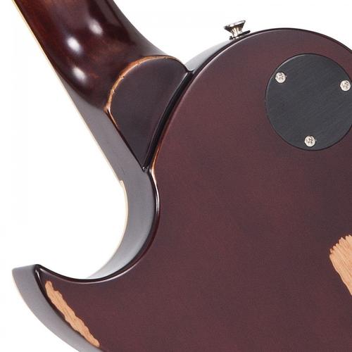 Vintage V100MRCS Icon Les Paul Distressed Cherry Sunburst sähkökitara - Aron Soitin