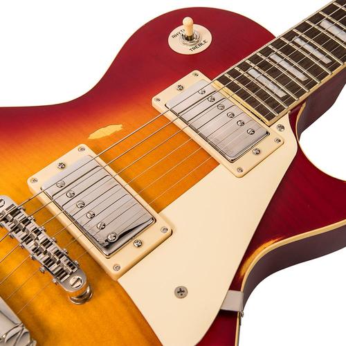 Vintage V100MRCS Icon Les Paul Distressed Cherry Sunburst sähkökitara - Aron Soitin