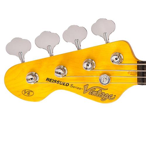 Vintage LV4BB Reissued Precision Bass Boulevard Black vasenkätinen - Aron Soitin