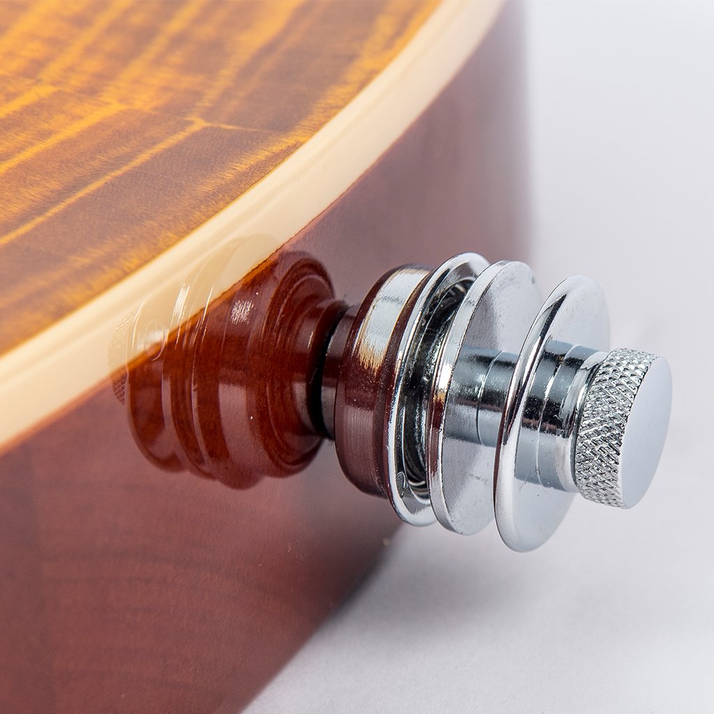 Vintage LV100AFD Les Paul Flamed Amber vasenkätinen sähkökitara - Aron Soitin