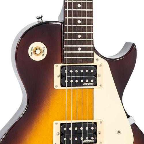 Vintage V100NBTSB ReIssued Les Paul Unbound Tobacco Sunburst sähkökitara - Aron Soitin